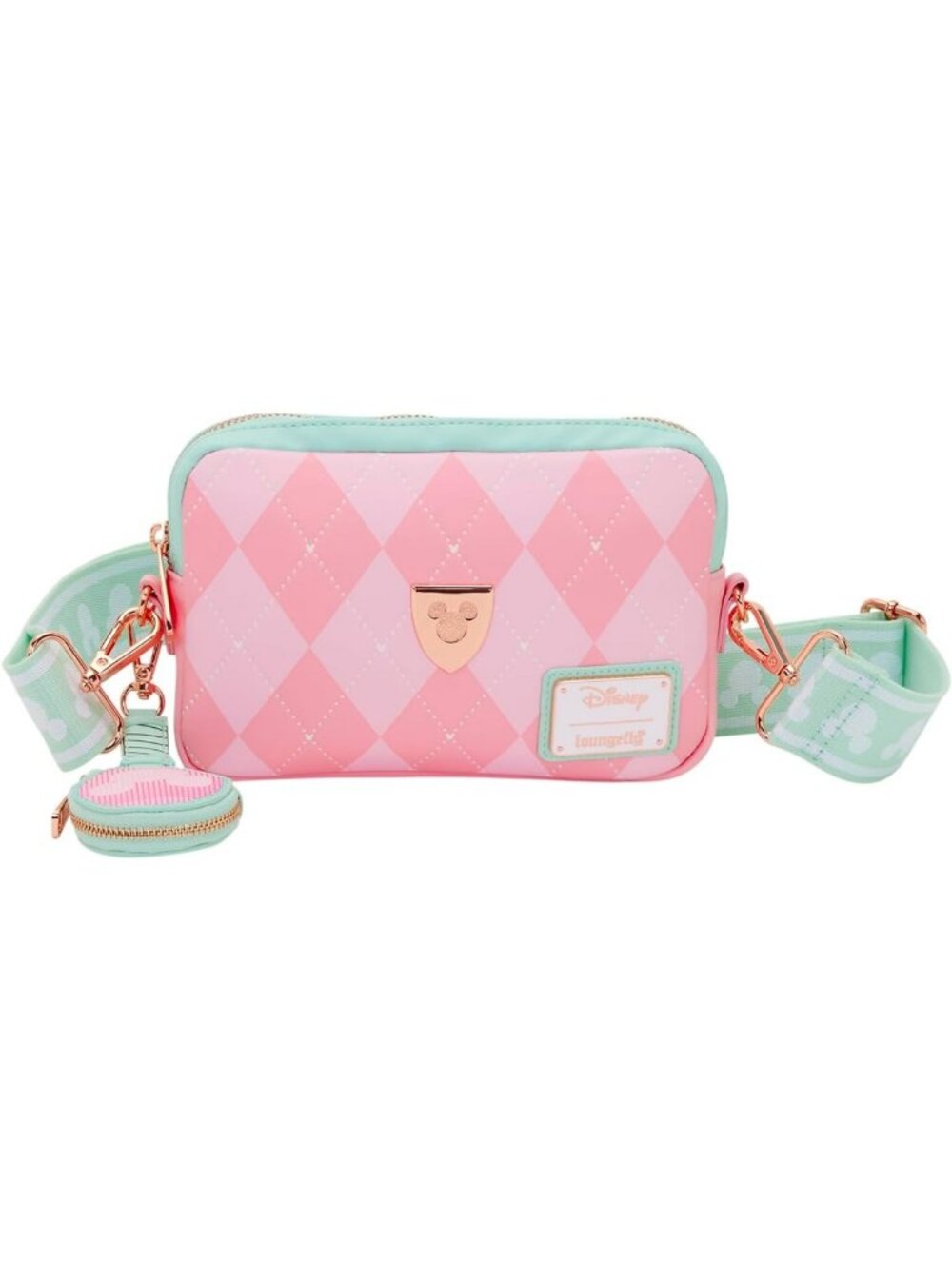 Mickey Mouse Tennis Sling Crossbody Bag & Coin Purse - Cute & Functional!